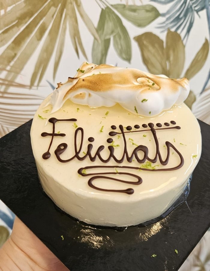 Pastel con merengue